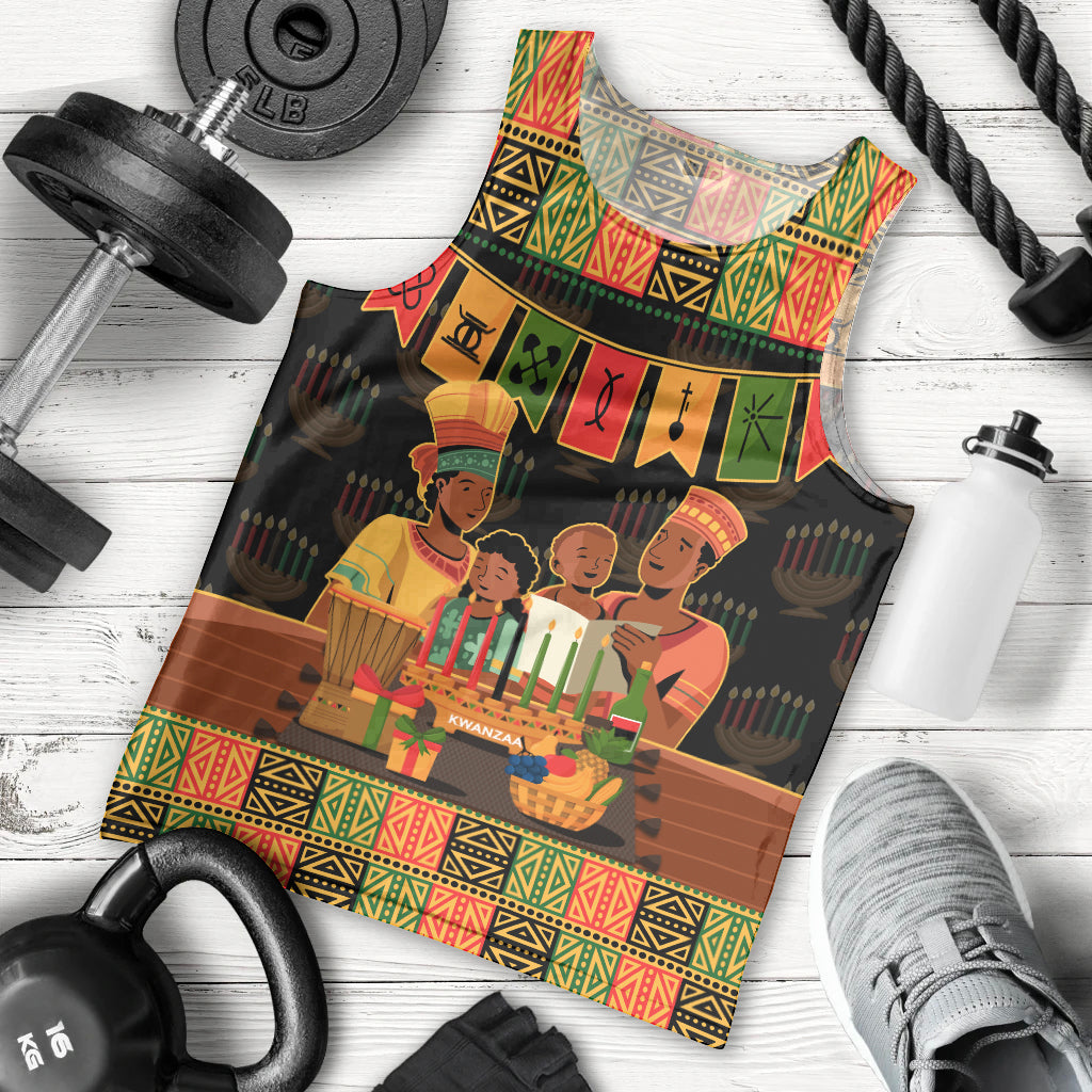 Happy Kwanzaa Men Tank Top African-American Culture Celebration - Wonder Print Shop