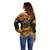 Happy Kwanzaa Off Shoulder Sweater African-American Culture Celebration - Wonder Print Shop
