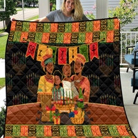 Happy Kwanzaa Quilt African-American Culture Celebration - Wonder Print Shop