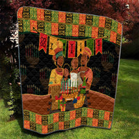 Happy Kwanzaa Quilt African-American Culture Celebration - Wonder Print Shop