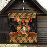 Happy Kwanzaa Quilt African-American Culture Celebration - Wonder Print Shop