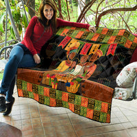 Happy Kwanzaa Quilt African-American Culture Celebration - Wonder Print Shop