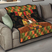 Happy Kwanzaa Quilt African-American Culture Celebration - Wonder Print Shop