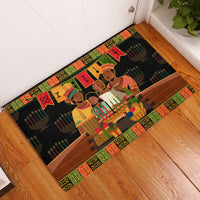 Happy Kwanzaa Rubber Doormat African-American Culture Celebration - Wonder Print Shop