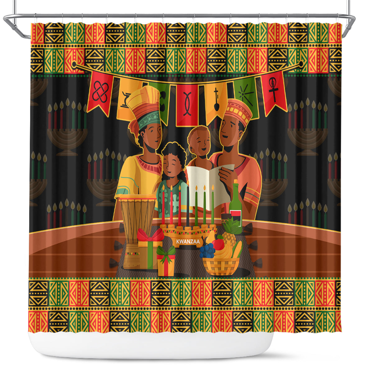 happy-kwanzza-shower-curtain-african-american-culture-celebration