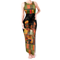 Happy Kwanzaa Tank Maxi Dress African-American Culture Celebration - Wonder Print Shop
