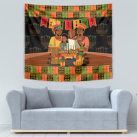 Happy Kwanzaa Tapestry African-American Culture Celebration - Wonder Print Shop