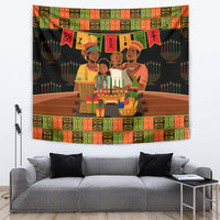 Happy Kwanzaa Tapestry African-American Culture Celebration - Wonder Print Shop