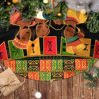 Happy Kwanzaa Tree Skirt African-American Culture Celebration - Wonder Print Shop