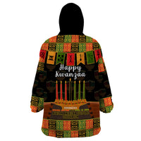 Happy Kwanzaa Wearable Blanket Hoodie African-American Culture Celebration - Wonder Print Shop
