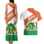 Niger Republic Day Couples Matching Tank Maxi Dress and Hawaiian Shirt Coat Of Arms With Dama Gazelle - Wonder Print Shop