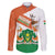 Niger Republic Day Family Matching Long Sleeve Bodycon Dress and Hawaiian Shirt Coat Of Arms With Dama Gazelle - Wonder Print Shop