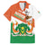 Niger Republic Day Family Matching Off The Shoulder Long Sleeve Dress and Hawaiian Shirt Coat Of Arms With Dama Gazelle - Wonder Print Shop
