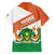 Niger Republic Day Family Matching Off The Shoulder Long Sleeve Dress and Hawaiian Shirt Coat Of Arms With Dama Gazelle - Wonder Print Shop