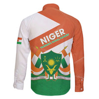 Niger Republic Day Family Matching Puletasi and Hawaiian Shirt Coat Of Arms With Dama Gazelle - Wonder Print Shop