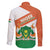 Niger Republic Day Family Matching Summer Maxi Dress and Hawaiian Shirt Coat Of Arms With Dama Gazelle - Wonder Print Shop