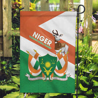 Niger Republic Day Garden Flag Coat Of Arms With Dama Gazelle - Wonder Print Shop