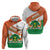 Niger Republic Day Hoodie Coat Of Arms With Dama Gazelle - Wonder Print Shop