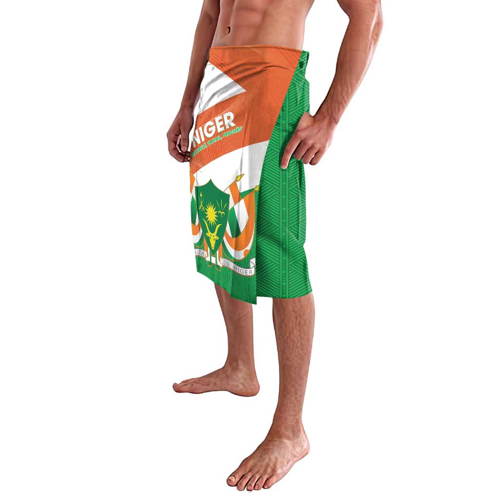 Niger Republic Day Lavalava Coat Of Arms With Dama Gazelle - Wonder Print Shop