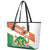 Niger Republic Day Leather Tote Bag Coat Of Arms With Dama Gazelle - Wonder Print Shop
