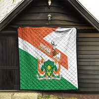 Niger Republic Day Quilt Coat Of Arms With Dama Gazelle - Wonder Print Shop