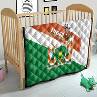 Niger Republic Day Quilt Coat Of Arms With Dama Gazelle - Wonder Print Shop