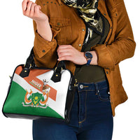 Niger Republic Day Shoulder Handbag Coat Of Arms With Dama Gazelle
