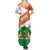 Niger Republic Day Summer Maxi Dress Coat Of Arms With Dama Gazelle - Wonder Print Shop