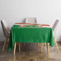 Niger Republic Day Tablecloth Coat Of Arms With Dama Gazelle - Wonder Print Shop