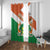 Niger Republic Day Window Curtain Coat Of Arms With Dama Gazelle - Wonder Print Shop
