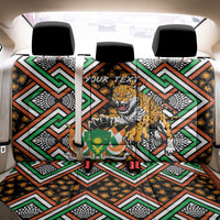 Personalized Niger Back Car Seat Cover Leopard Ankara African Pattern - Wonder Print Shop