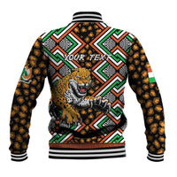 Personalized Niger Baseball Jacket Leopard Ankara African Pattern - Wonder Print Shop