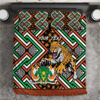 Personalized Niger Bedding Set Leopard Ankara African Pattern - Wonder Print Shop