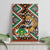 Personalized Niger Canvas Wall Art Leopard Ankara African Pattern - Wonder Print Shop