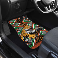 Personalized Niger Car Mats Leopard Ankara African Pattern - Wonder Print Shop