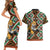 Personalized Niger Couples Matching Short Sleeve Bodycon Dress and Hawaiian Shirt Leopard Ankara African Pattern - Wonder Print Shop