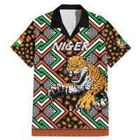 Personalized Niger Family Matching Mermaid Dress and Hawaiian Shirt Leopard Ankara African Pattern - Wonder Print Shop