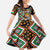 Personalized Niger Family Matching Puletasi and Hawaiian Shirt Leopard Ankara African Pattern - Wonder Print Shop