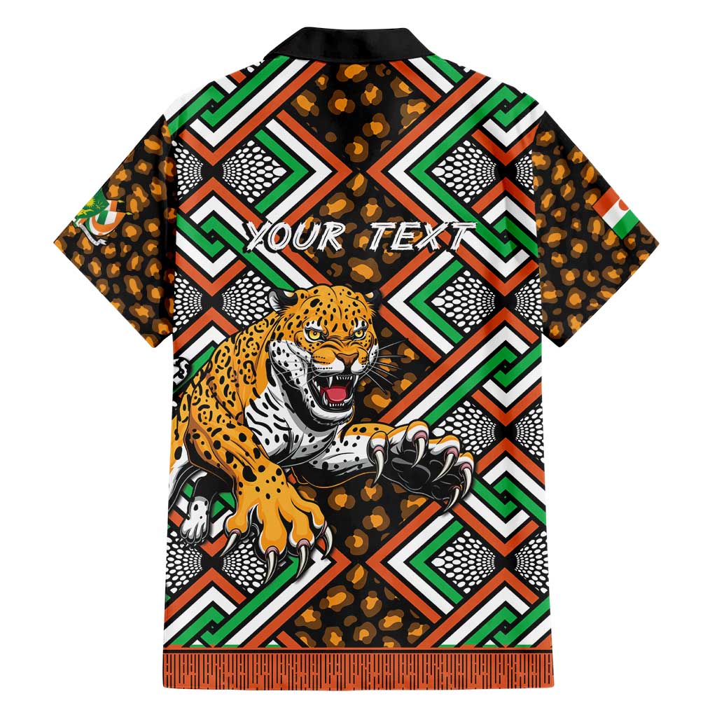 Personalized Niger Family Matching Short Sleeve Bodycon Dress and Hawaiian Shirt Leopard Ankara African Pattern - Wonder Print Shop