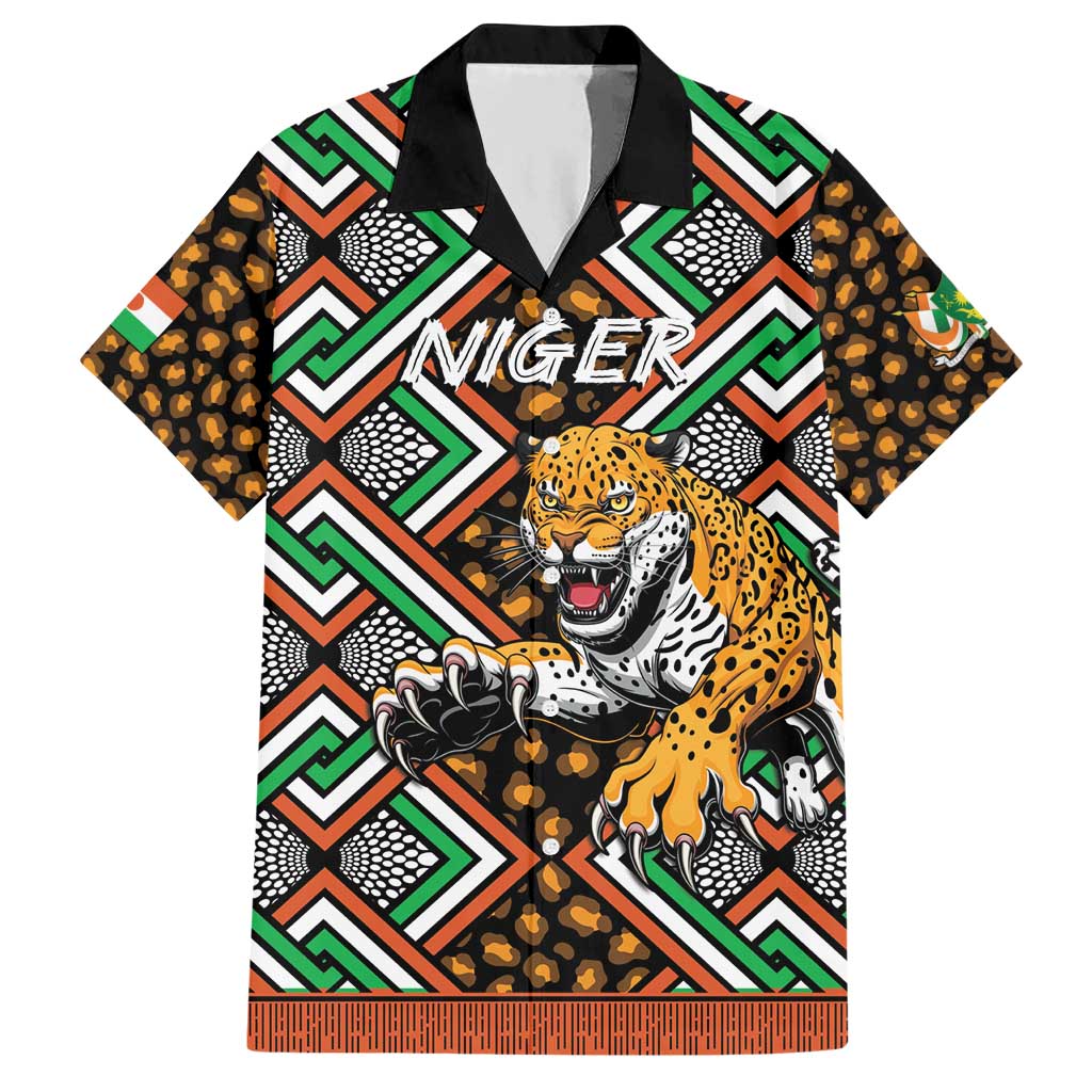 Personalized Niger Hawaiian Shirt Leopard Ankara African Pattern - Wonder Print Shop