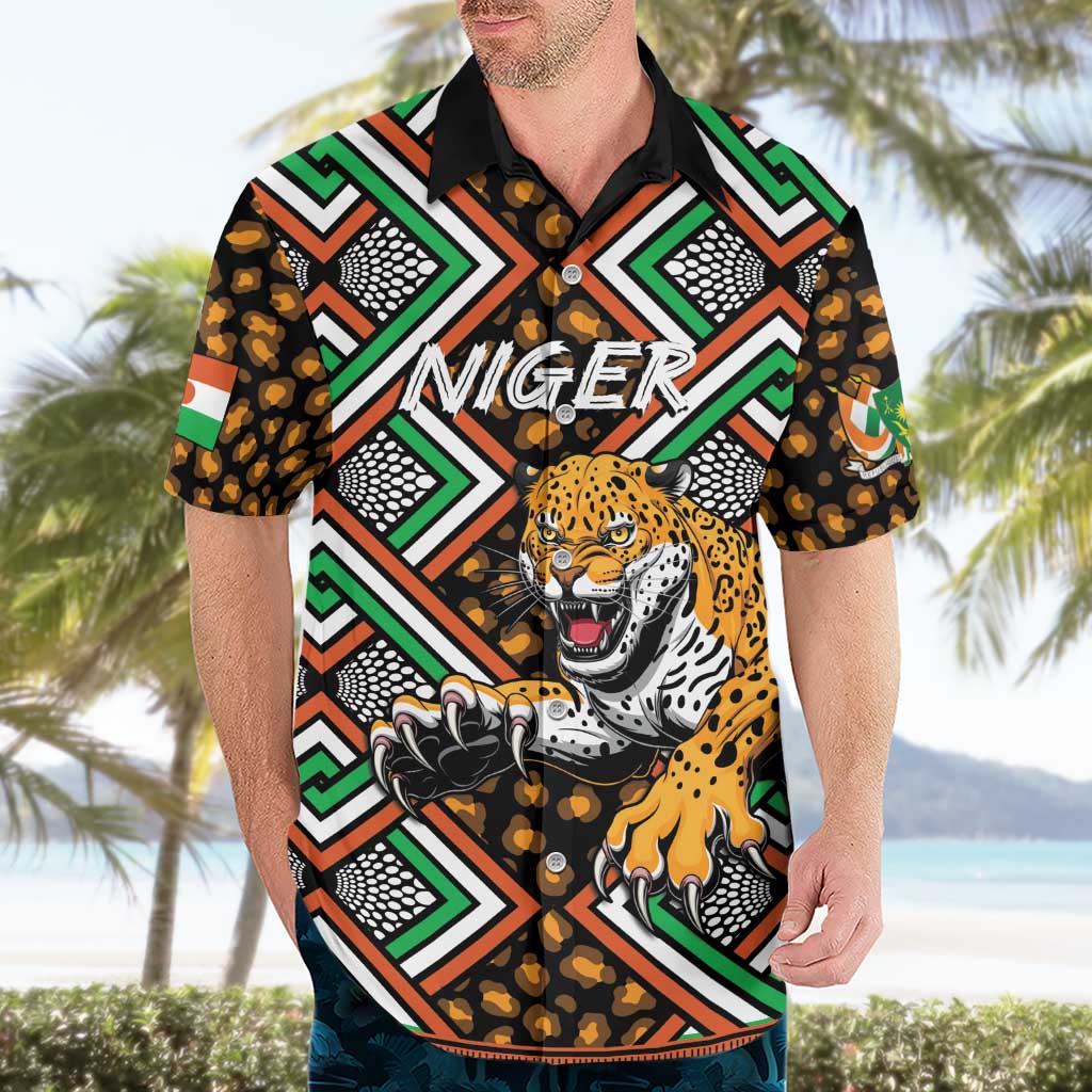 Personalized Niger Hawaiian Shirt Leopard Ankara African Pattern - Wonder Print Shop
