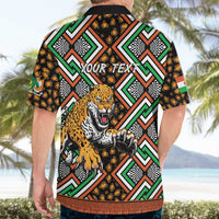 Personalized Niger Hawaiian Shirt Leopard Ankara African Pattern - Wonder Print Shop