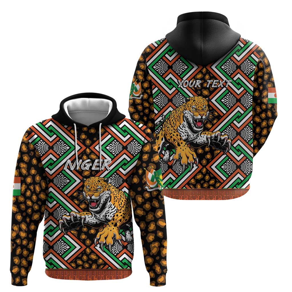 Personalized Niger Hoodie Leopard Ankara African Pattern - Wonder Print Shop