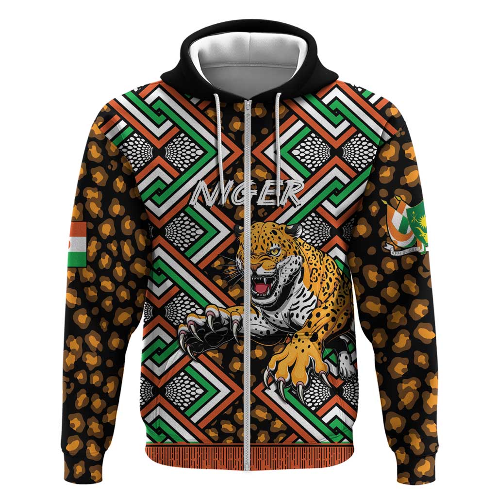 Personalized Niger Hoodie Leopard Ankara African Pattern - Wonder Print Shop
