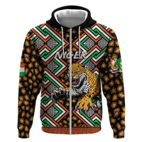 Personalized Niger Hoodie Leopard Ankara African Pattern - Wonder Print Shop