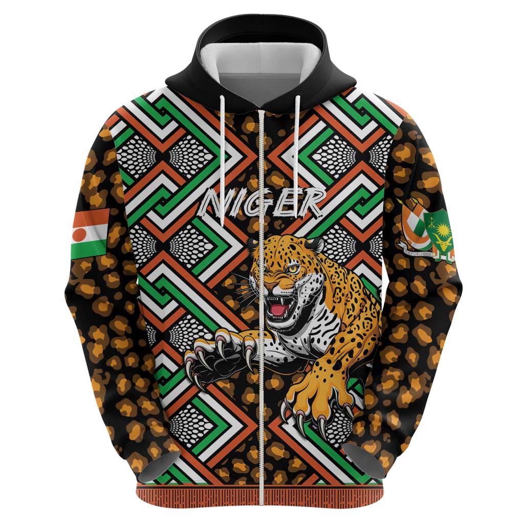 Personalized Niger Hoodie Leopard Ankara African Pattern - Wonder Print Shop