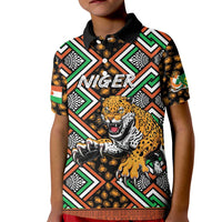 Personalized Niger Kid Polo Shirt Leopard Ankara African Pattern - Wonder Print Shop