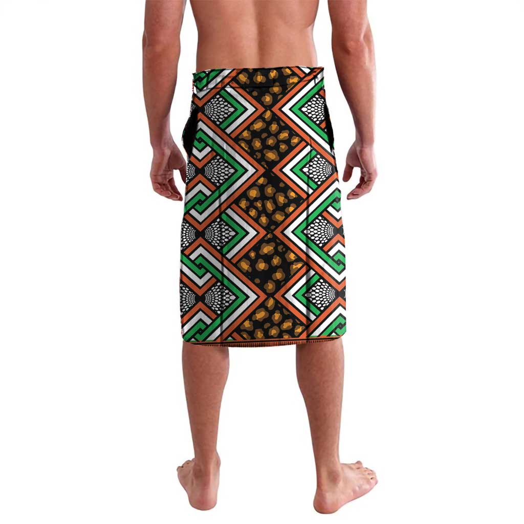 Personalized Niger Lavalava Leopard Ankara African Pattern - Wonder Print Shop