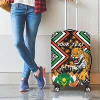 Personalized Niger Luggage Cover Leopard Ankara African Pattern - Wonder Print Shop