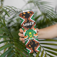 Niger Skinny Tumbler Leopard Ankara African Pattern - Wonder Print Shop